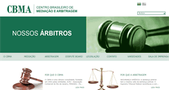 Desktop Screenshot of cbma.com.br